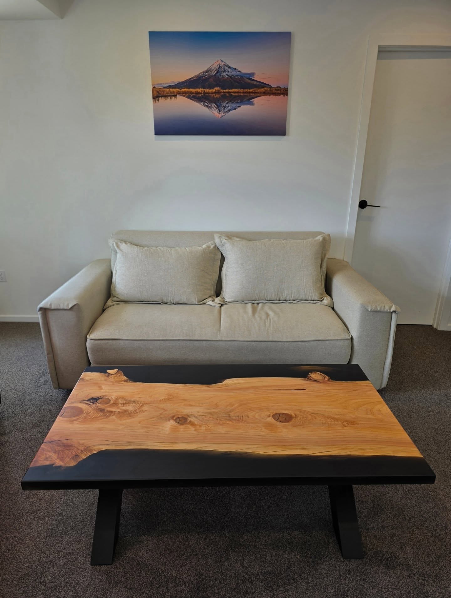 Black Resin Coffee Table