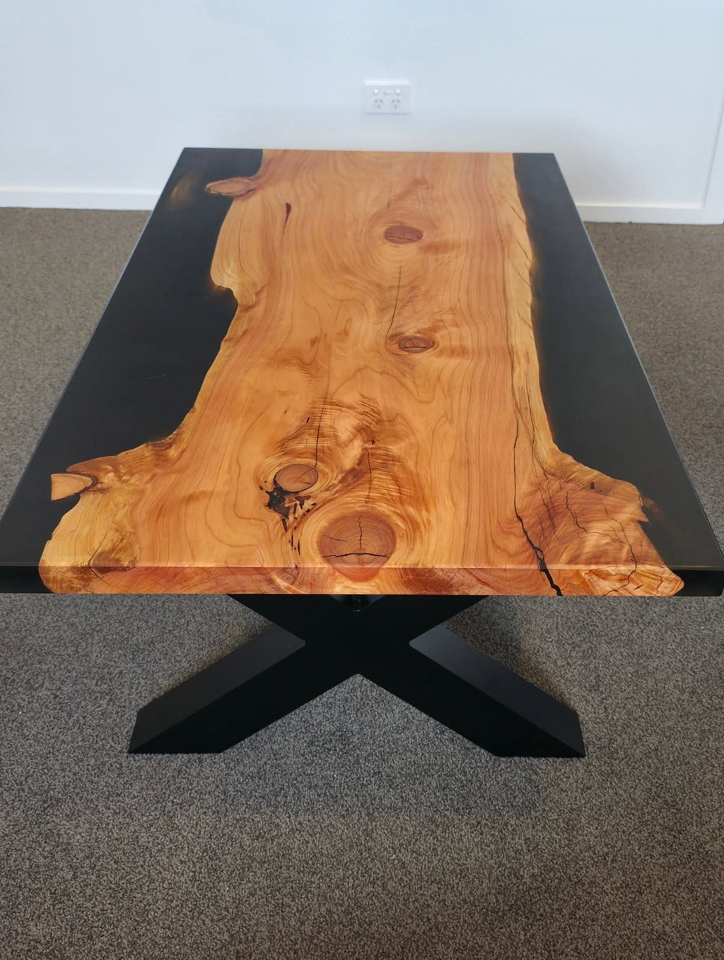 Black Resin Coffee Table