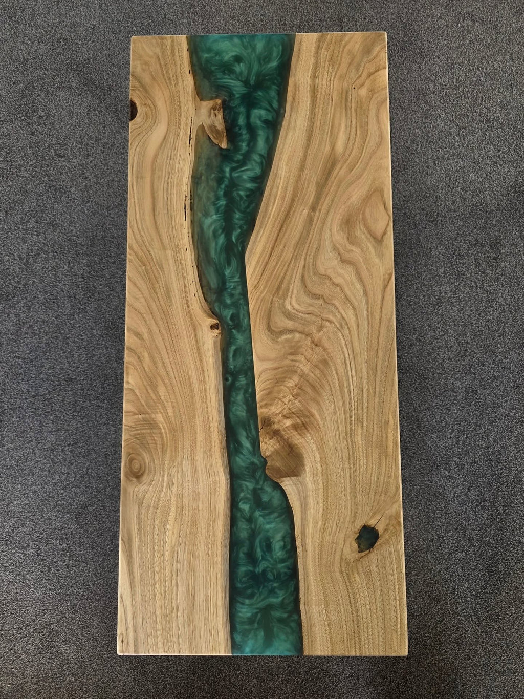 Paua Green Resin Table