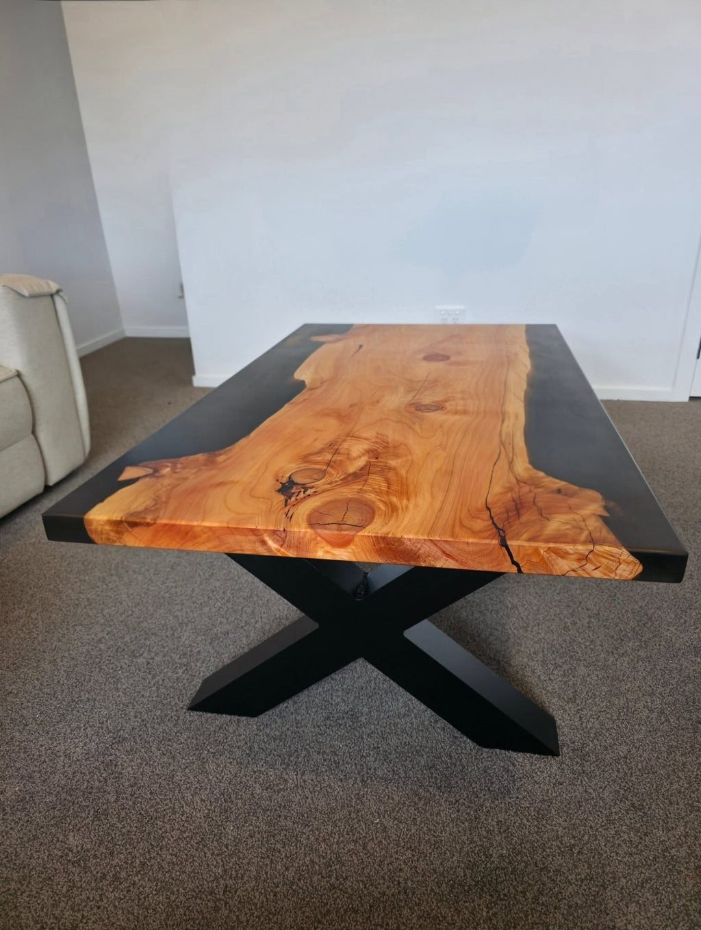 Black Resin Coffee Table