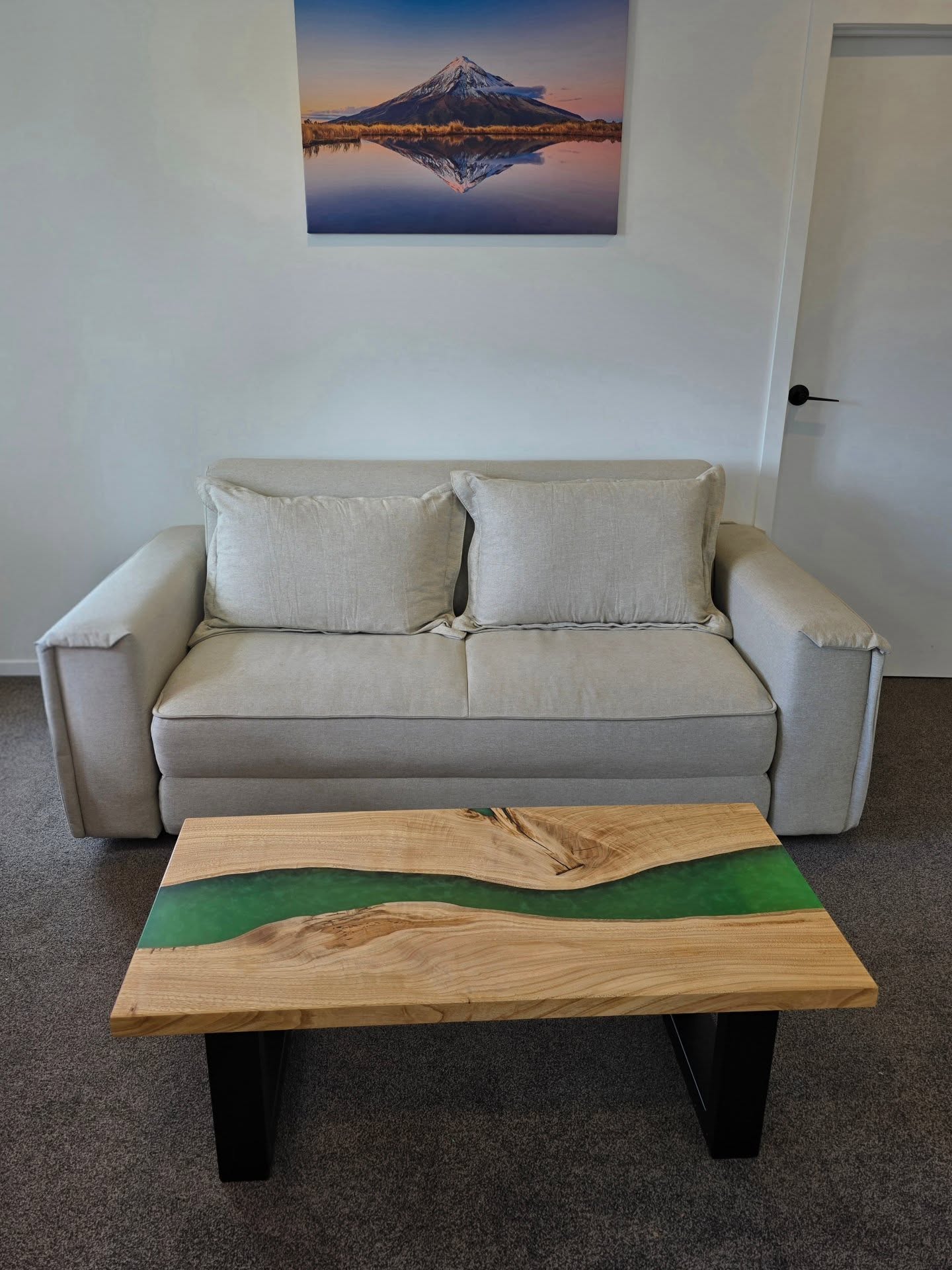 Green Apple Resin Table